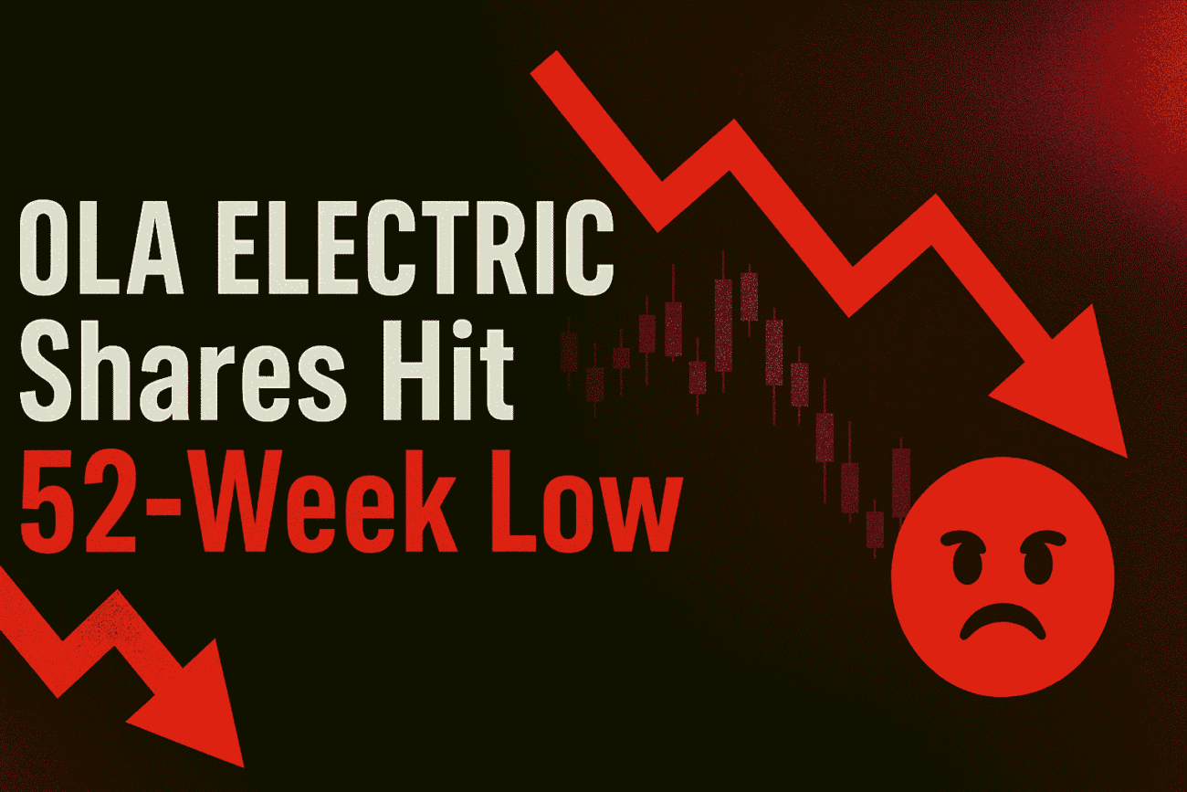 Ola Electric Shares Hit 52-Week Low What’s Driving the Downtrend